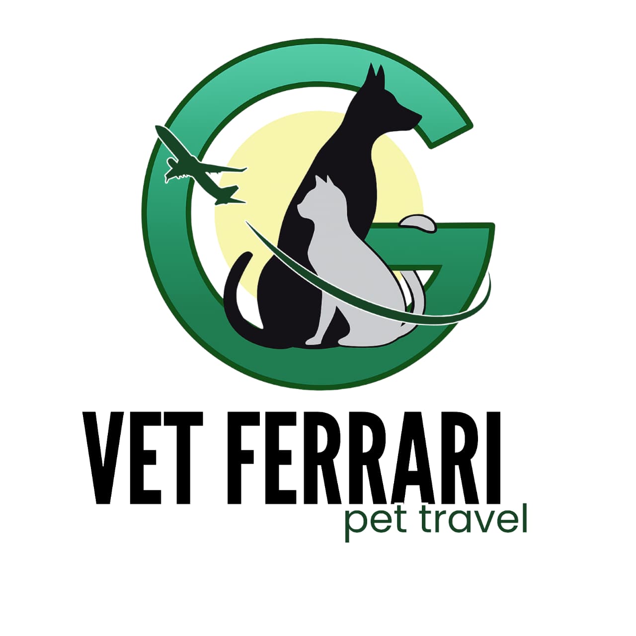 Logo Vet Ferrari - Transporte e Documentação para Pets